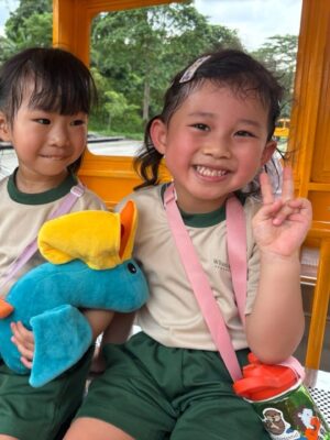 Children sitting together