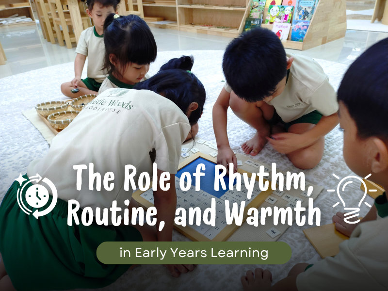 The Role of Rhythm, Routine, and Warmth in Early Years Learning
