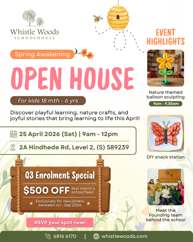 WHISTLE WOODS SCHOOLHOUSE OPEN HOUSE On 25 APRIL 2026